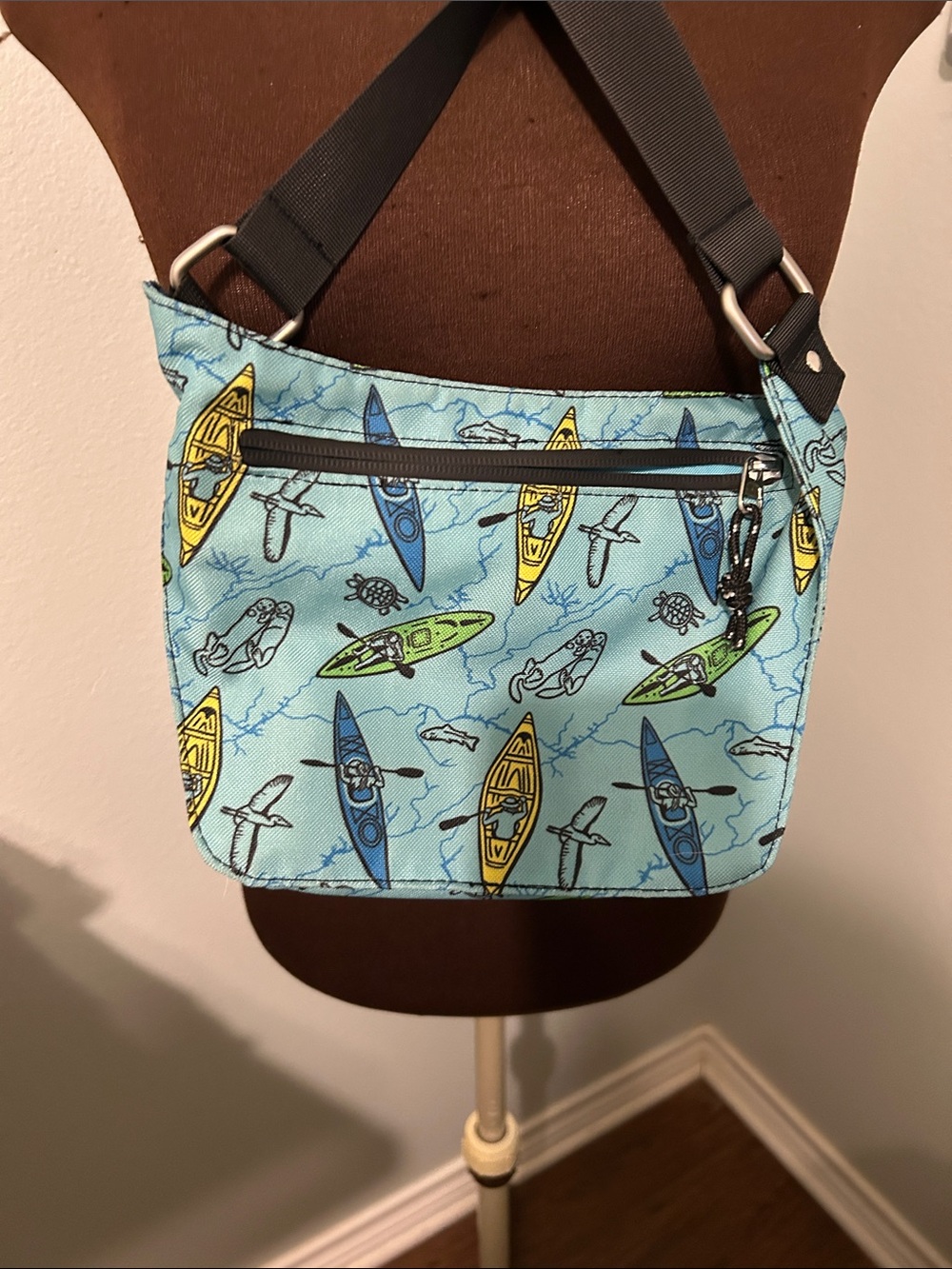 Hip pack, Float trip ranger Kayak Print Waist Bag w/ matching bottle holder - Picture 3 of 9
